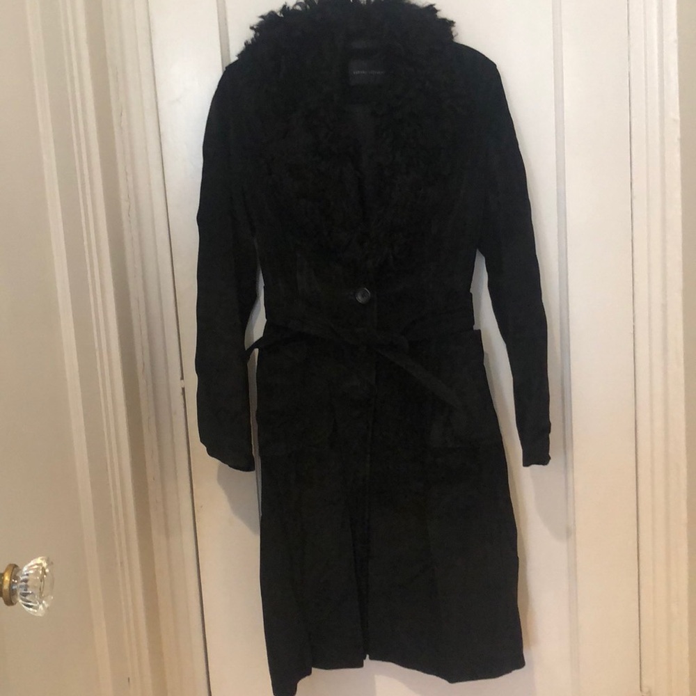 Banana republic suede coat